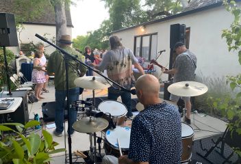 Band playing live music